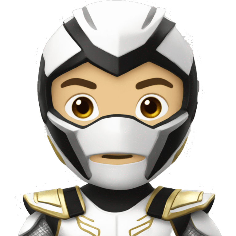 white ranger emoji