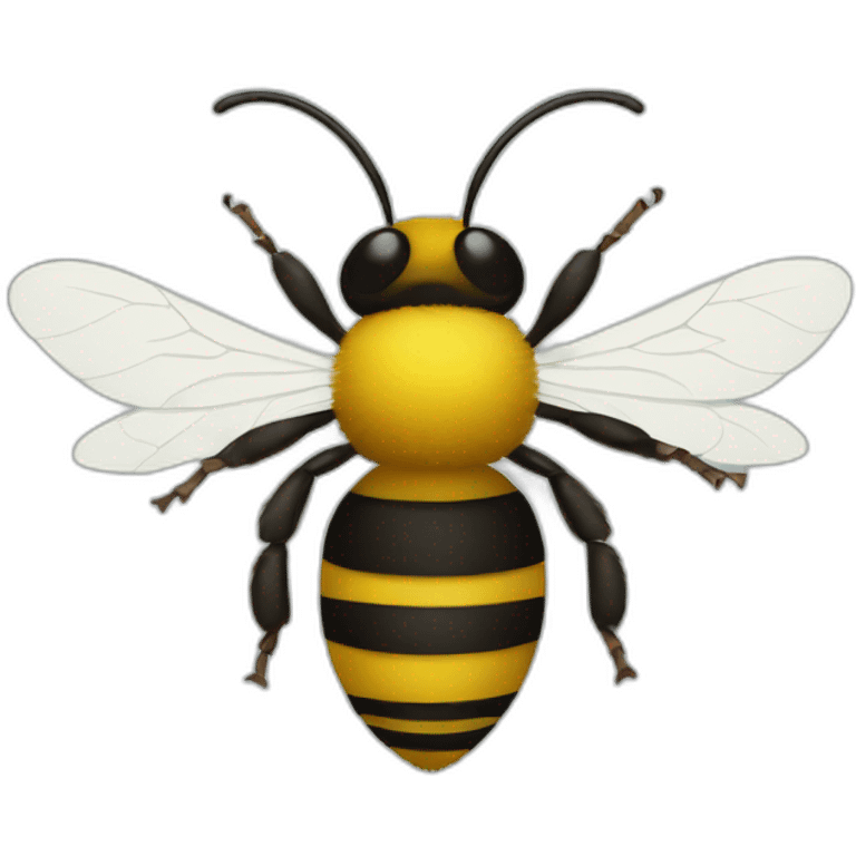 bee minimalist emoji