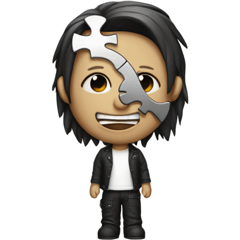 The jigsaw doll from saw as an emoji emoji