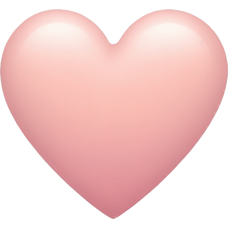 a aesthetic heart in soft colors emoji