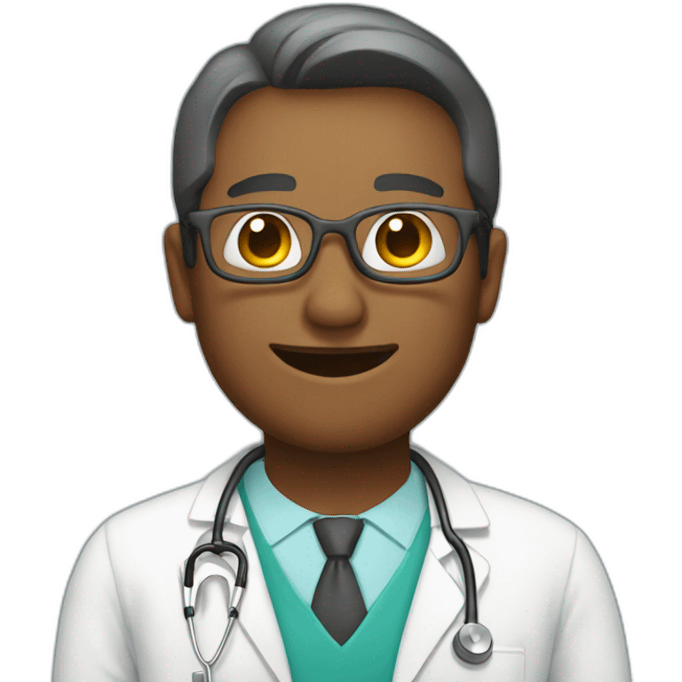 Doctor and patient emoji