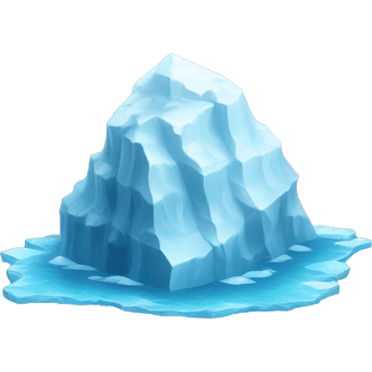 tip of iceberg emoji