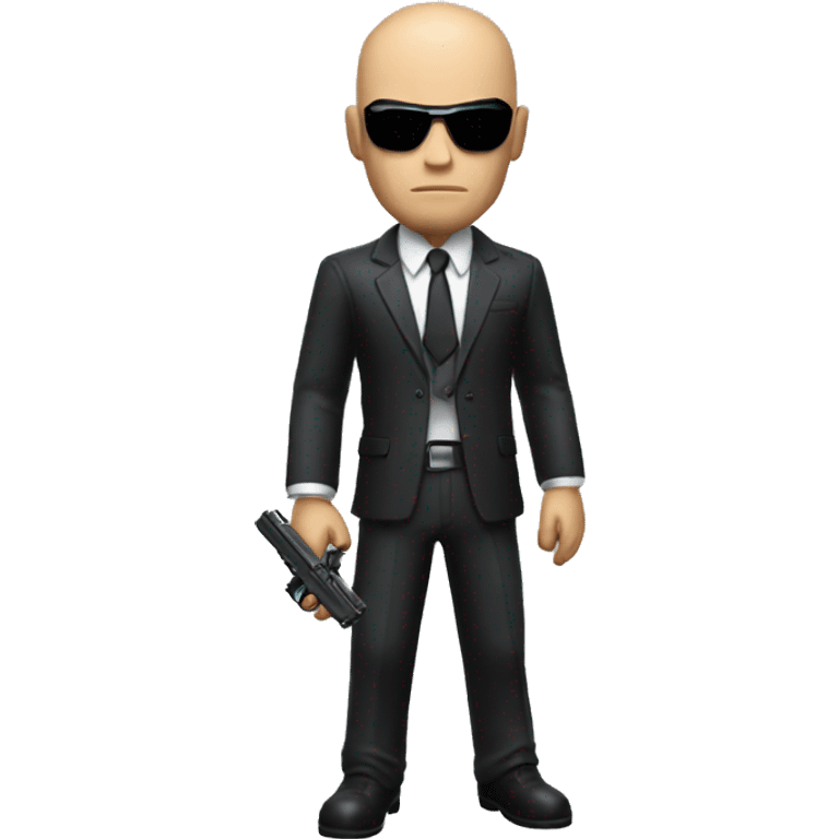 Agent 47 with his 45 pistols emoji