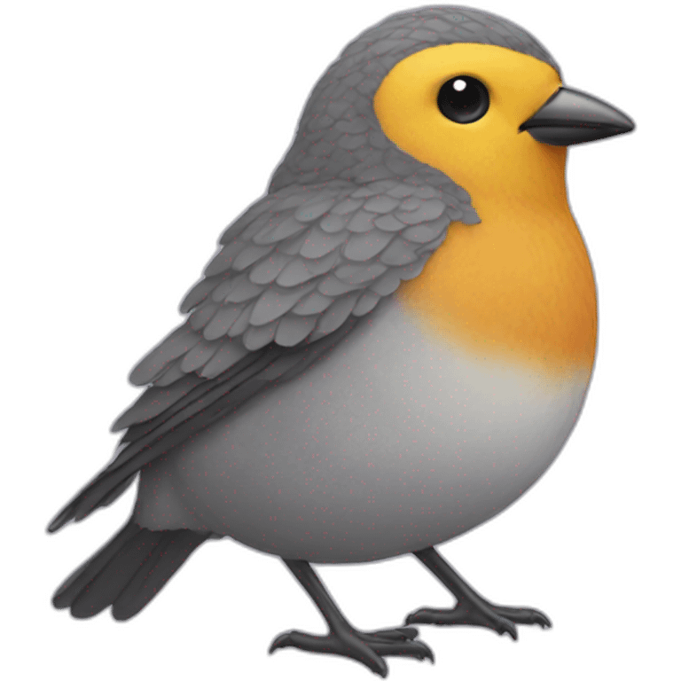 a bird wearing a jumper emoji