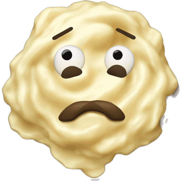 Mashed potatoes and gravy  emoji