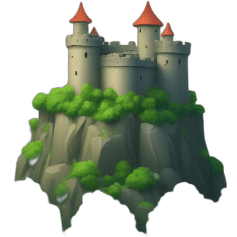 Fortress in the forest emoji