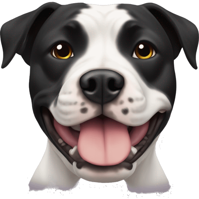 Black Staffordshire Bullterrier emoji