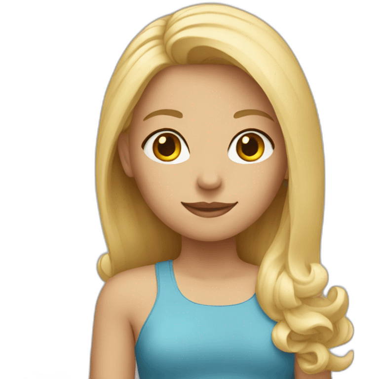 Blonde person emoji