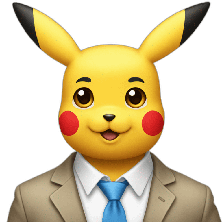 Pikachu profile on linkedin emoji