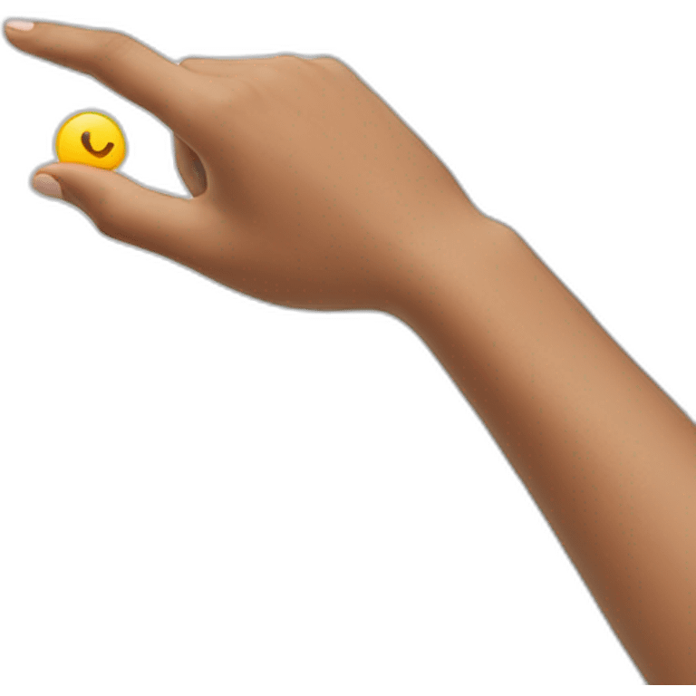 a person clicking emoji