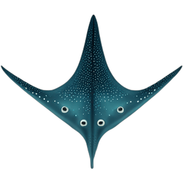 Eagle ray  emoji