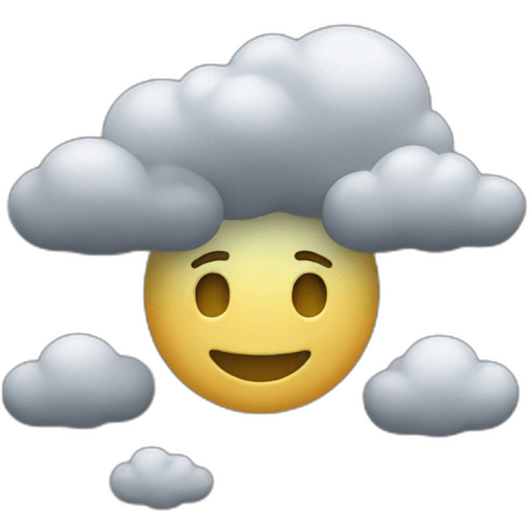 weather cloudy emoji