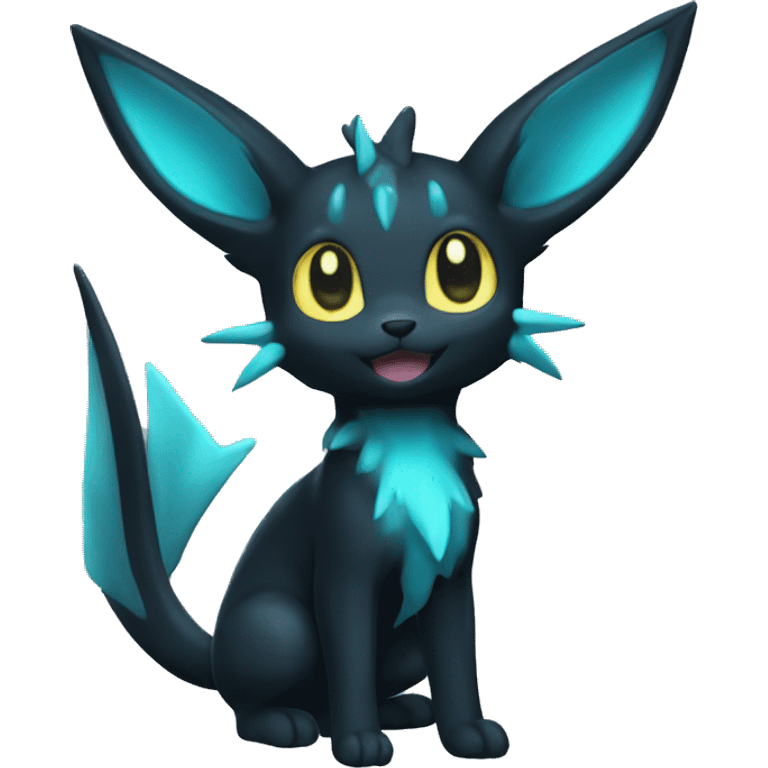 Umbreon-Vaporeon full body emoji