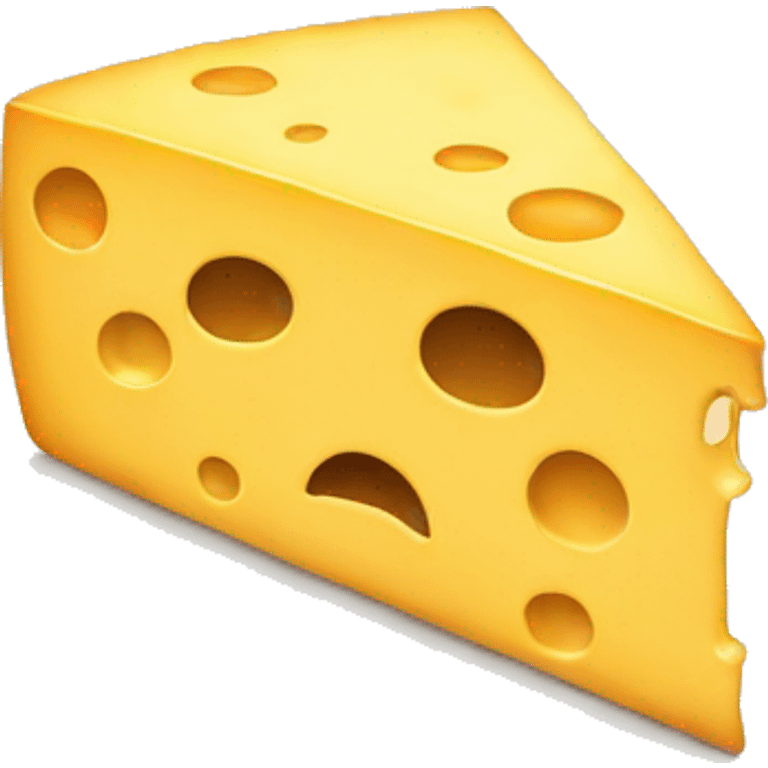 sad emoji as cheese  emoji