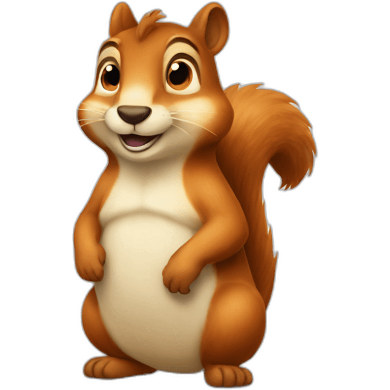 a big fat squirel emoji