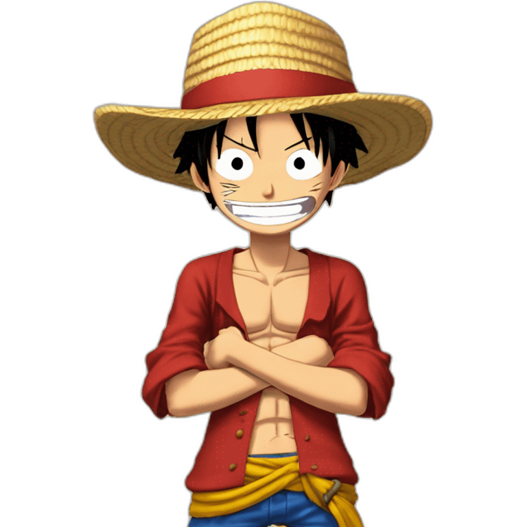 monkey d luffy king of the pirates emoji