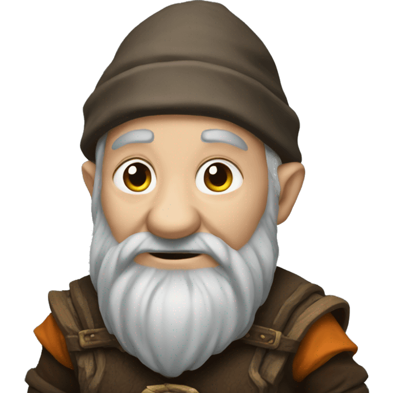 Old dwarf emoji