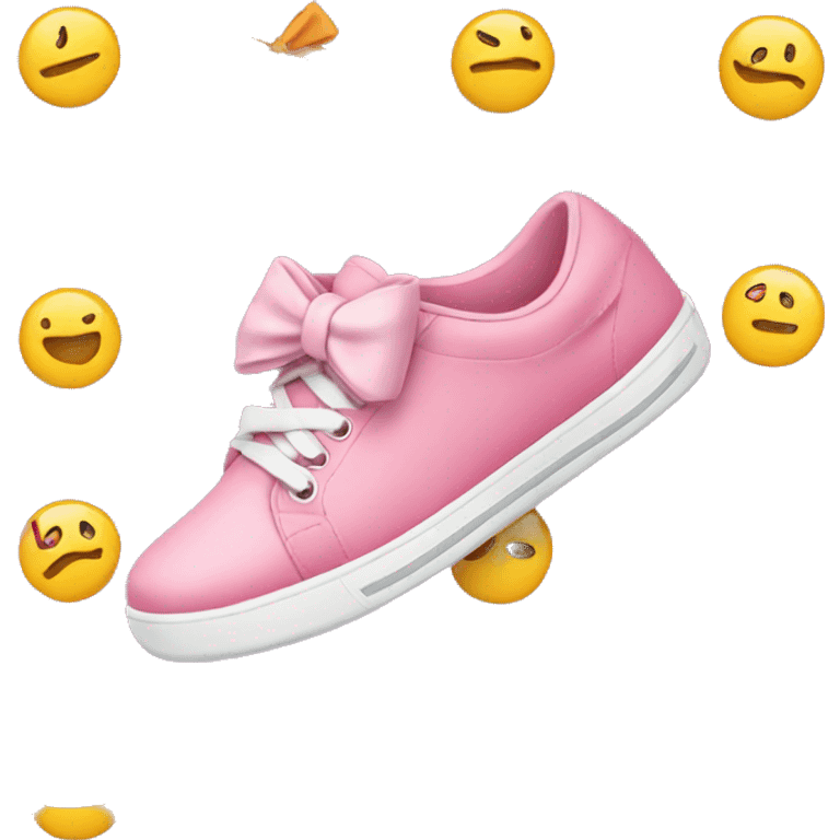 Shoes whit cute bow emoji