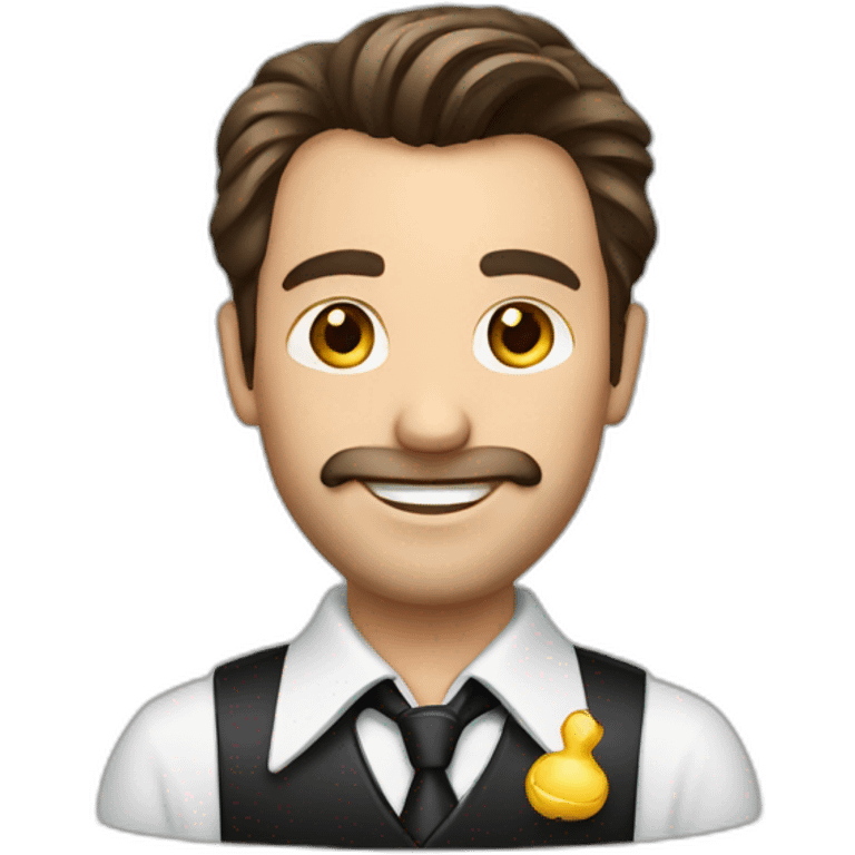 Croupier de casino  emoji