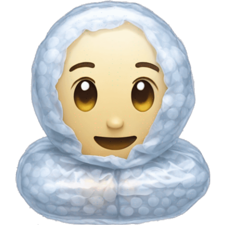 Human Body wrapped in bubble wrap emoji