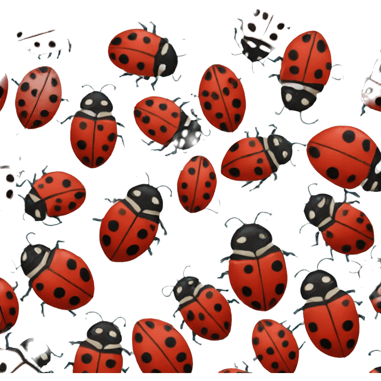 Ladybug dancing emoji