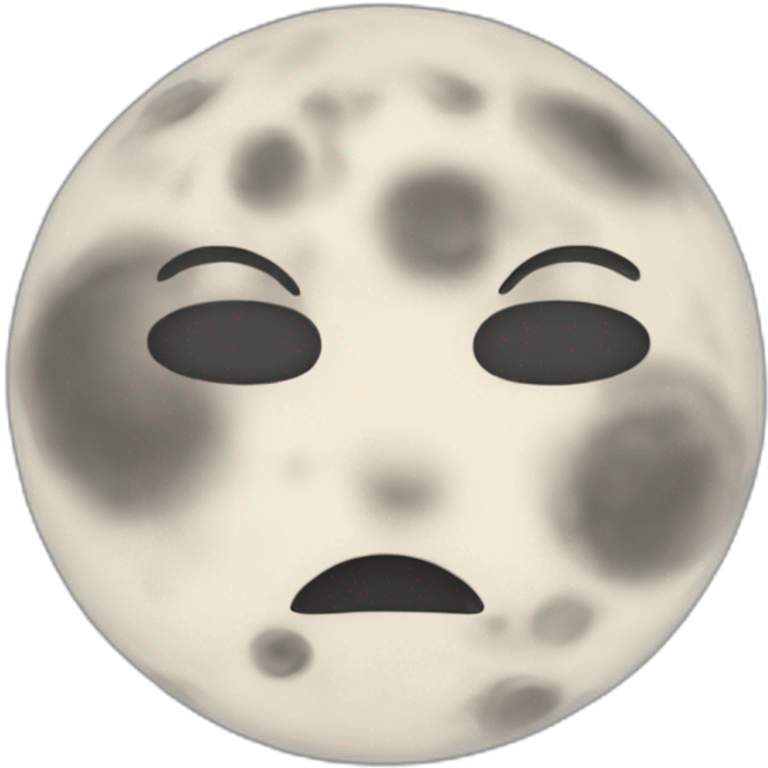 Moon emoji