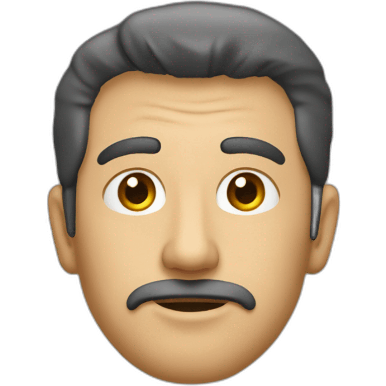 Hombre-calvo-cicatriz-en-cabeza-enfadado emoji