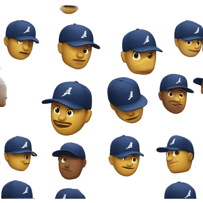 Nike baseball hat emoji