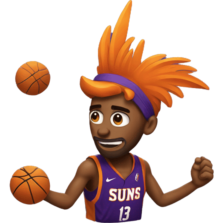 Phoenix suns basketball emoji