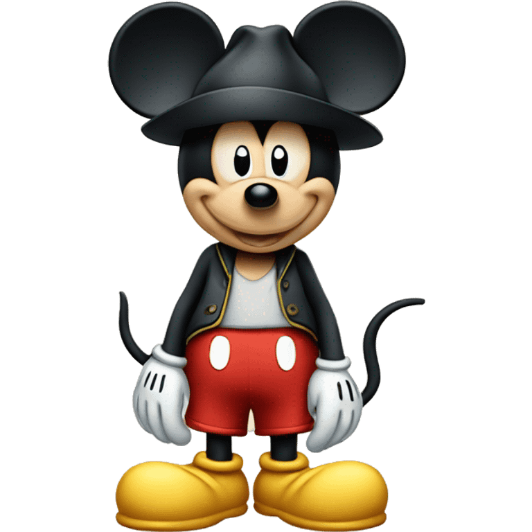 Mickey Mouse with a hat emoji