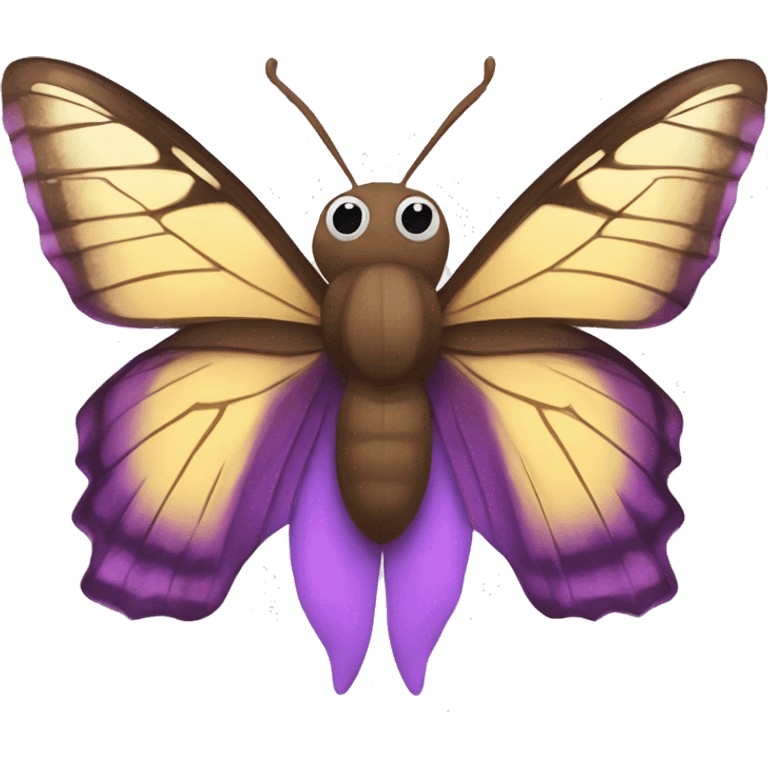 Borboleta roxa emoji