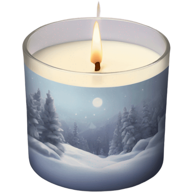 winter vibe candle emoji