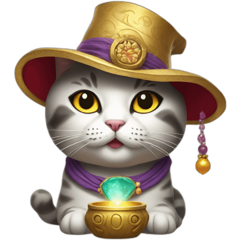 fortune-teller cat emoji