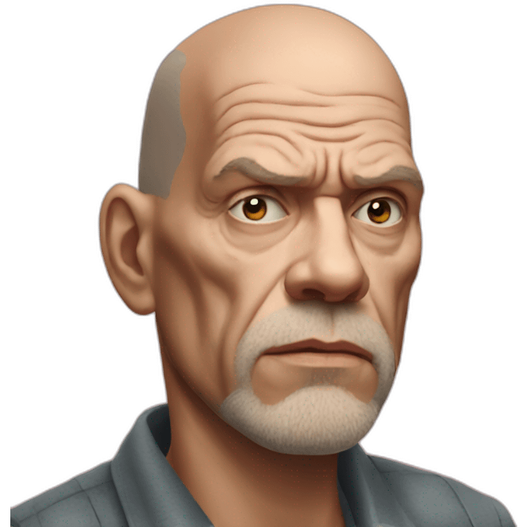 john malkovich serious emoji