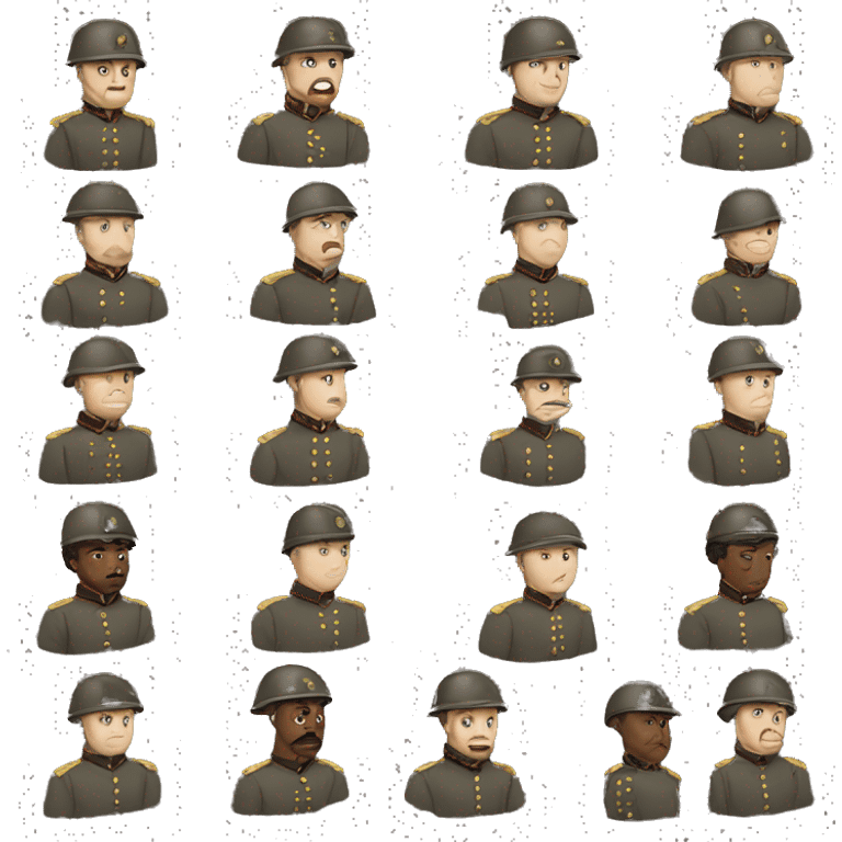 civil war  military emoji