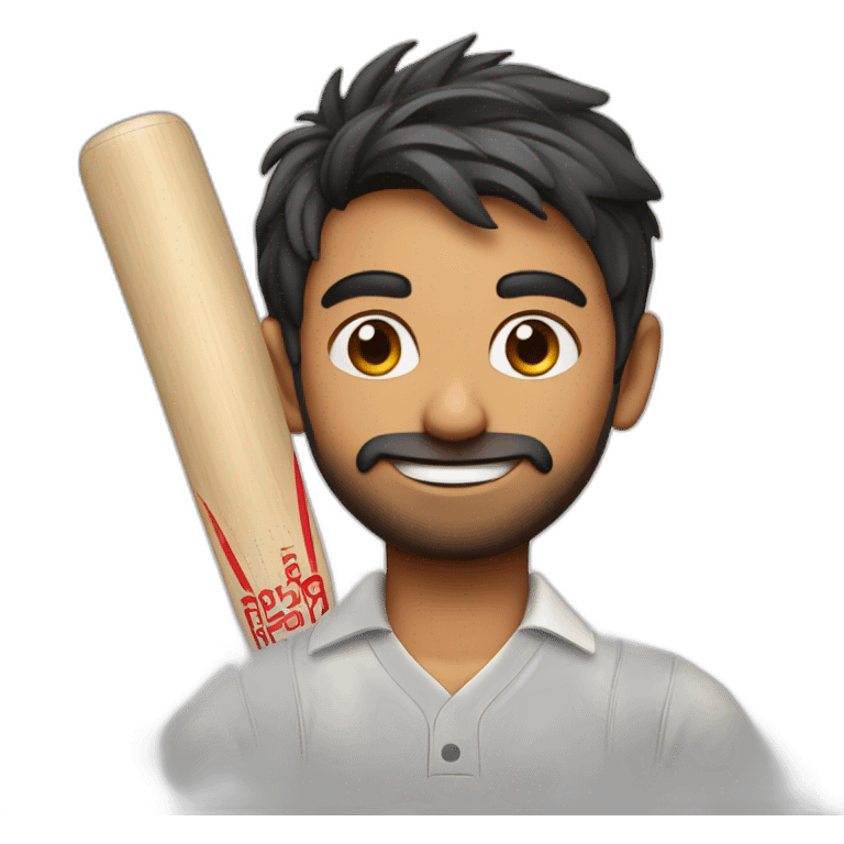 Anirudh Ravichander Playing Cricket emoji