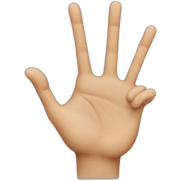 the index fingers of 2 hands touch emoji