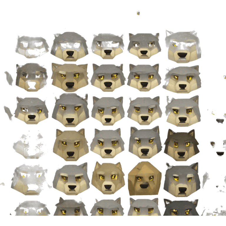 Minecraft wolves emoji