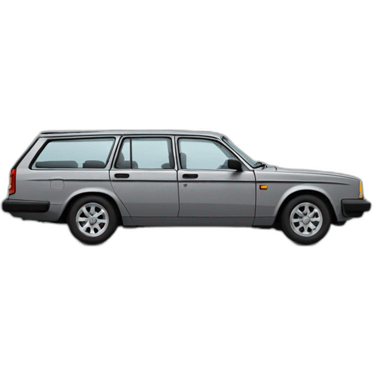 grey volvo 240 estate emoji