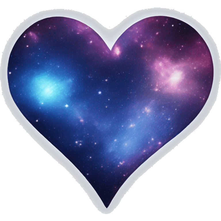 Galaxy heart emoji