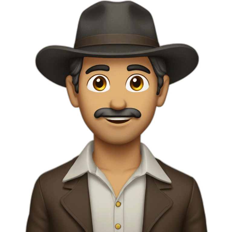 Gitano andaluz calvo emoji