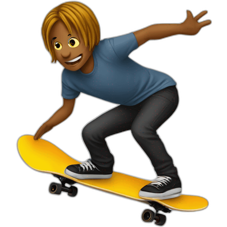 thrasher, skateboard emoji