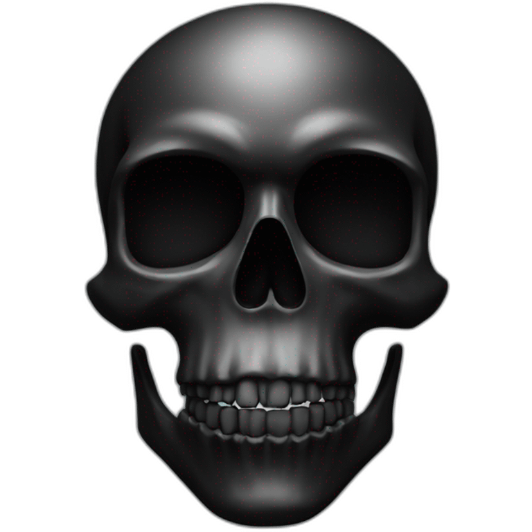 black skull emoji