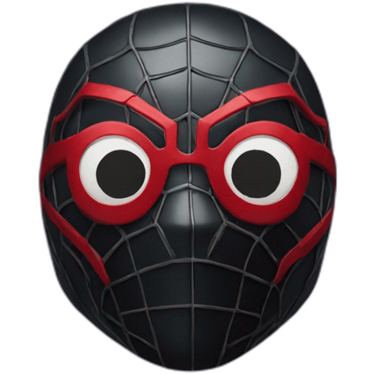 Miles morales mask emoji