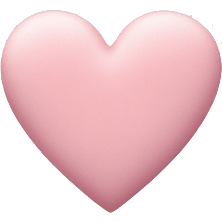 powder pink heart emoji