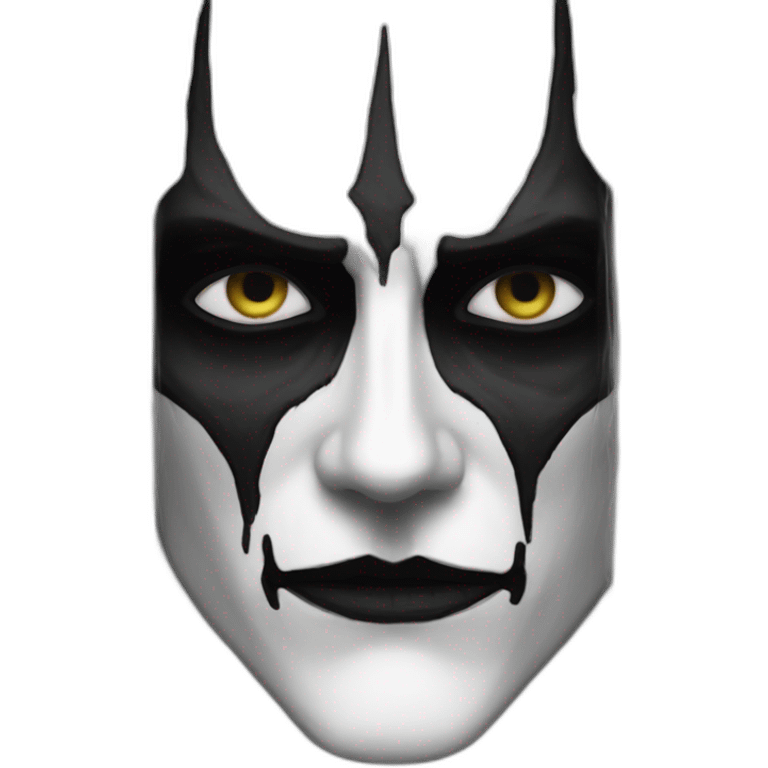 black metal corpsepaint emoji