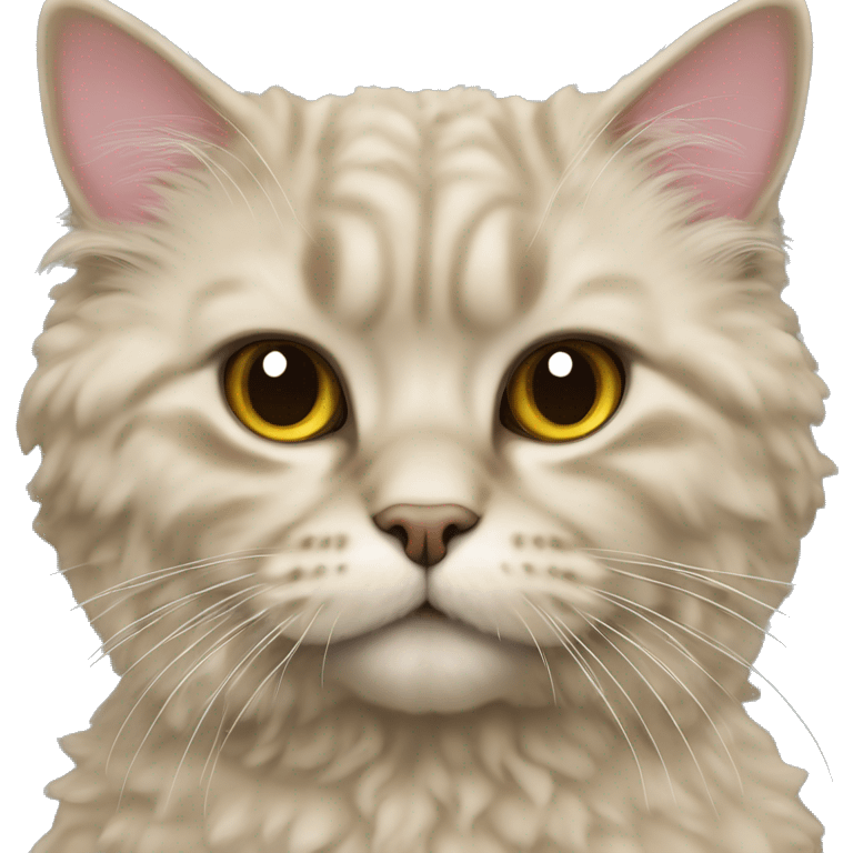 Selkirk Rex cat emoji