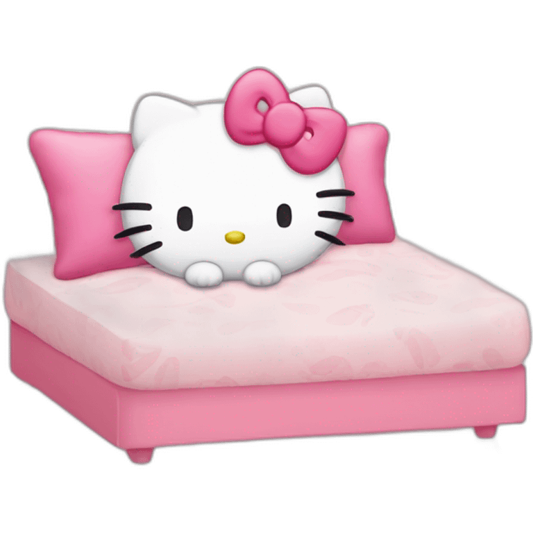 Hello kitty sleeps emoji