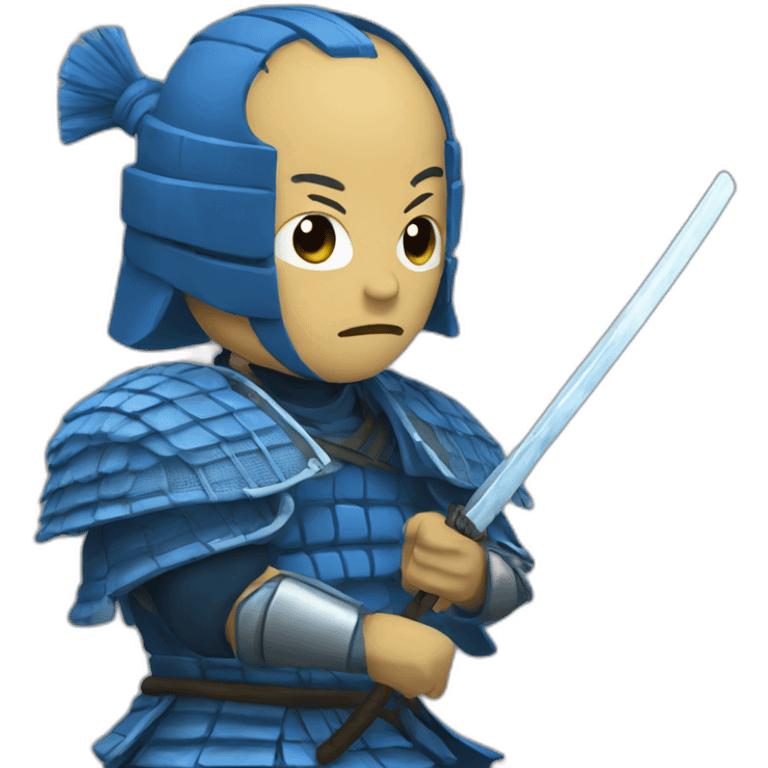 Blue Samurai emoji