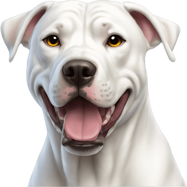 Dogo Argentino Dog Breed Full Body emoji